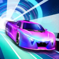 Bright neon-colored racetracks are a characteristic of 3D Neon Racing. The fast-paced gameplay and obstacle avoidance make for a really thrilling experience.