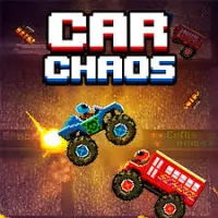 In Car Chaos, players engage in fierce car conflicts where precise driving is less important than slamming into your opponent.