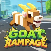 Goat Rampage is a frenetic infinite runner and demolition game in which you command a formidable goat sprinting across a vibrant voxel metropolis.