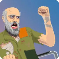 Happy Wheels is the name of the side-scrolling physics game. Take a different figure with you each time to avoid getting ripped apart.