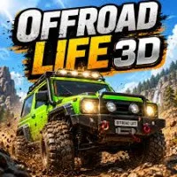 In Offroad Life 3D, you can drive on tough off-road tracks during different times of the year. In two-player mode, you can pick your vehicle, switch wheels, and go on an adventure with a friend.