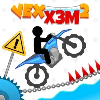 The Vex X3M 2 combines the insane bike antics of Moto X3M with the smooth parkour lunacy of the first Vex. You won't believe how difficult it is to avoid spikes and jump over saws while you're on two wheels!