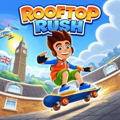 How to play Rooftop Rush game